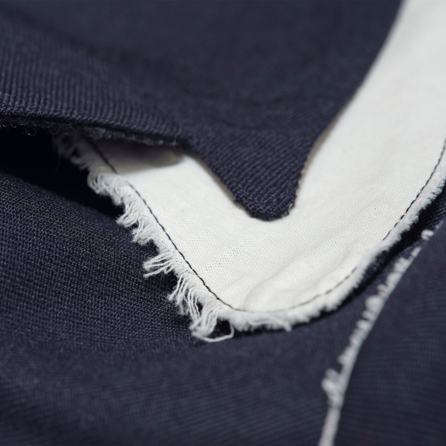 DOUBLE BREASTED JACKET【NAVY】