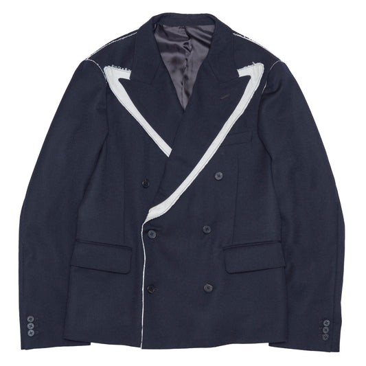 DOUBLE BREASTED JACKET【NAVY】